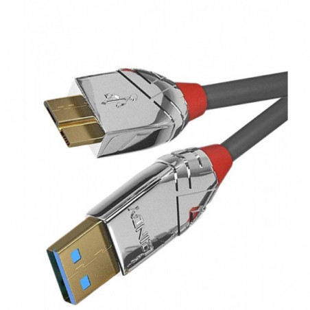 Lindy 36657 Kabel USB 3.0 A - micro USB B Cromo Line – 1m